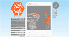 Desktop Screenshot of bikesafeboston.com