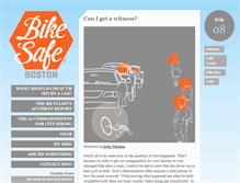 Tablet Screenshot of bikesafeboston.com